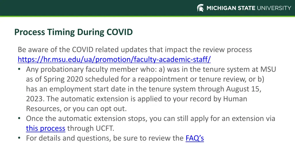 process timing during covid