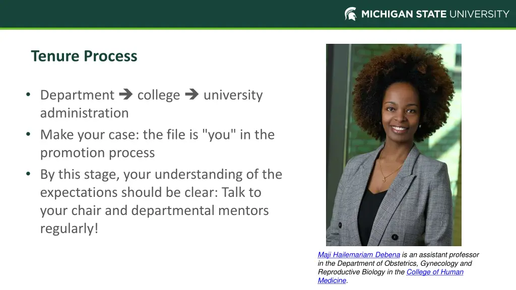 tenure process