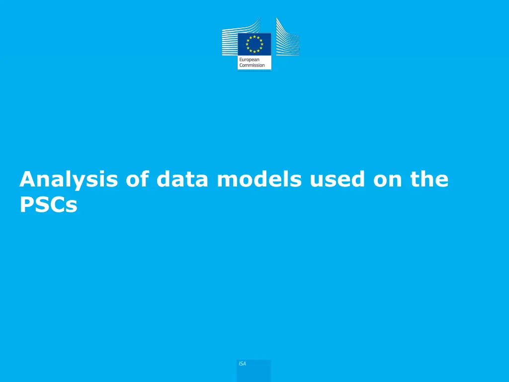 analysis of data models used on the pscs
