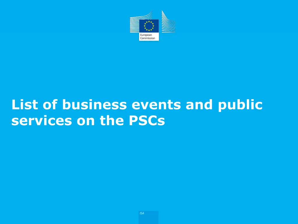 list of business events and public services