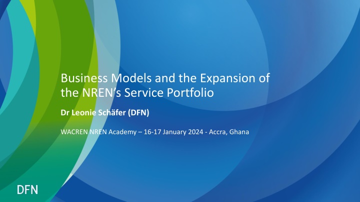 business models and the expansion of the nren
