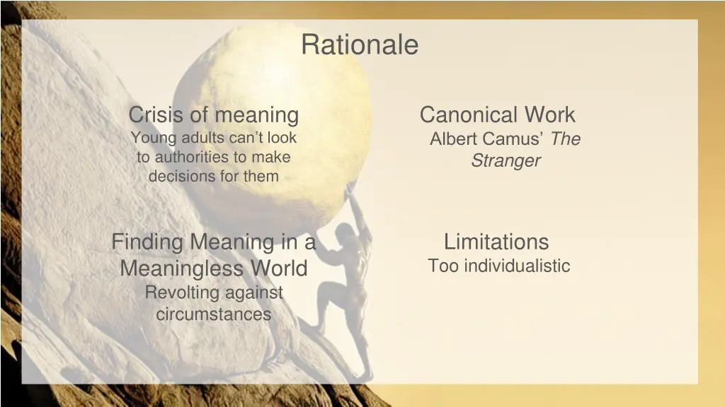 rationale