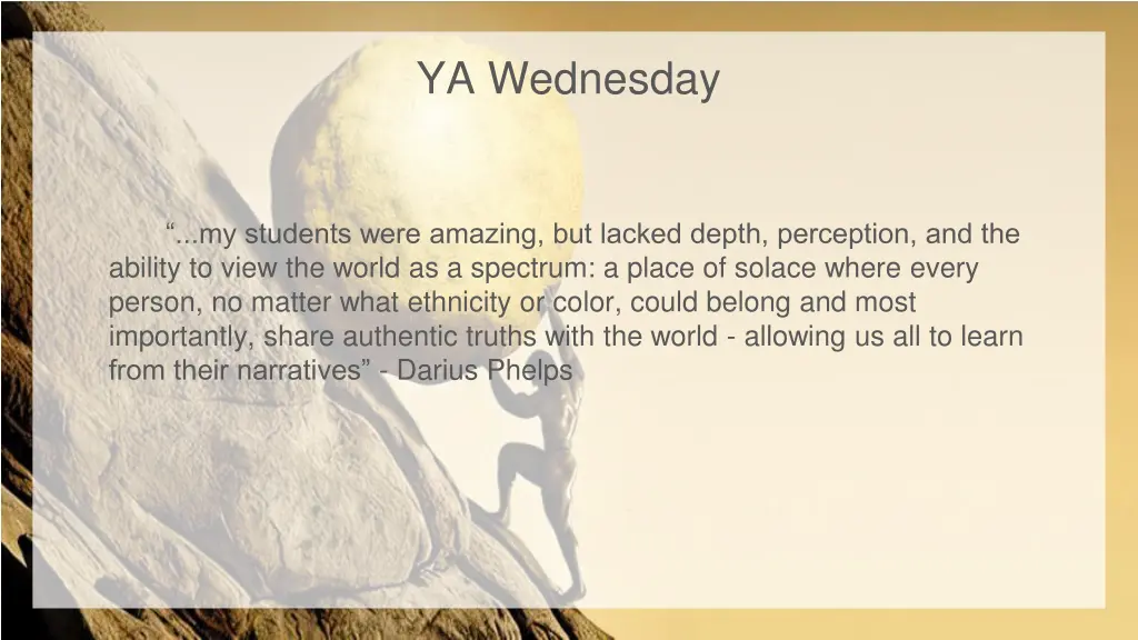 ya wednesday