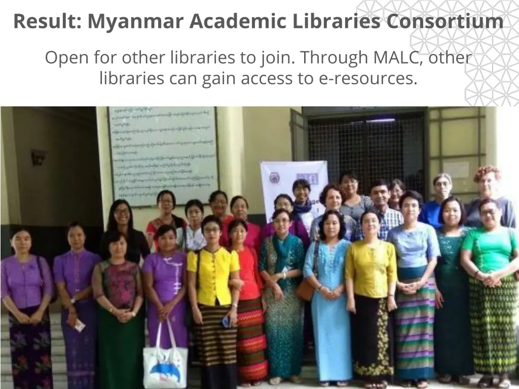 result myanmar academic libraries consortium