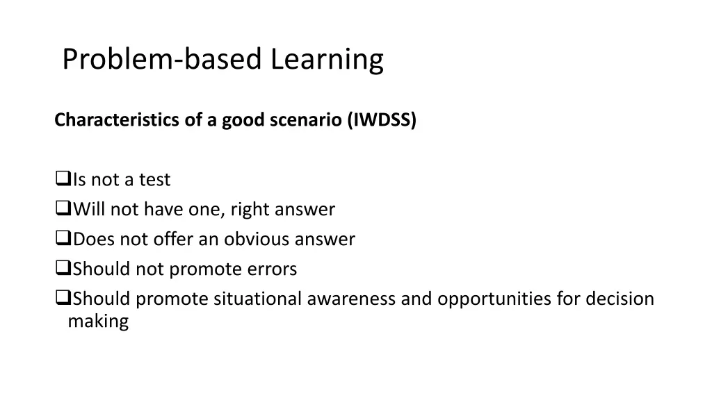 problem based learning 2