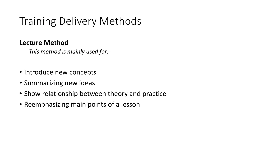 training delivery methods 1
