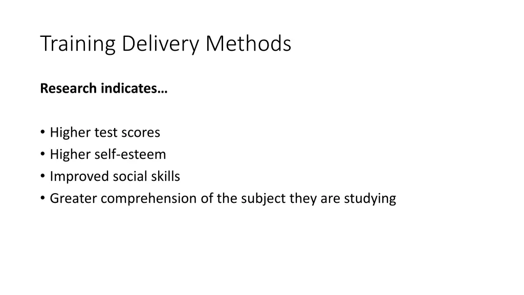 training delivery methods 16