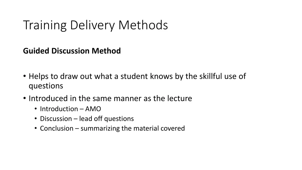 training delivery methods 9
