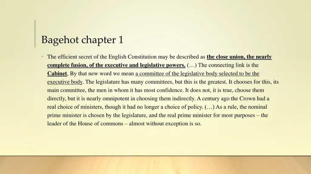 bagehot chapter 1 1
