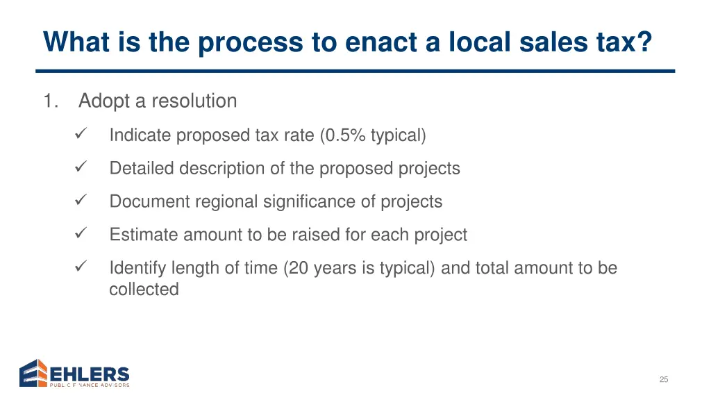 what is the process to enact a local sales tax