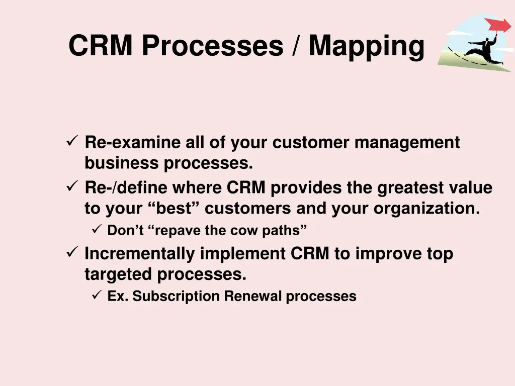 crm processes mapping