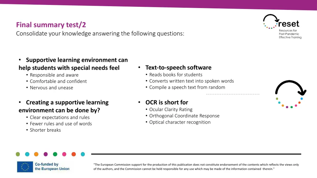 final summary test 2 consolidate your knowledge