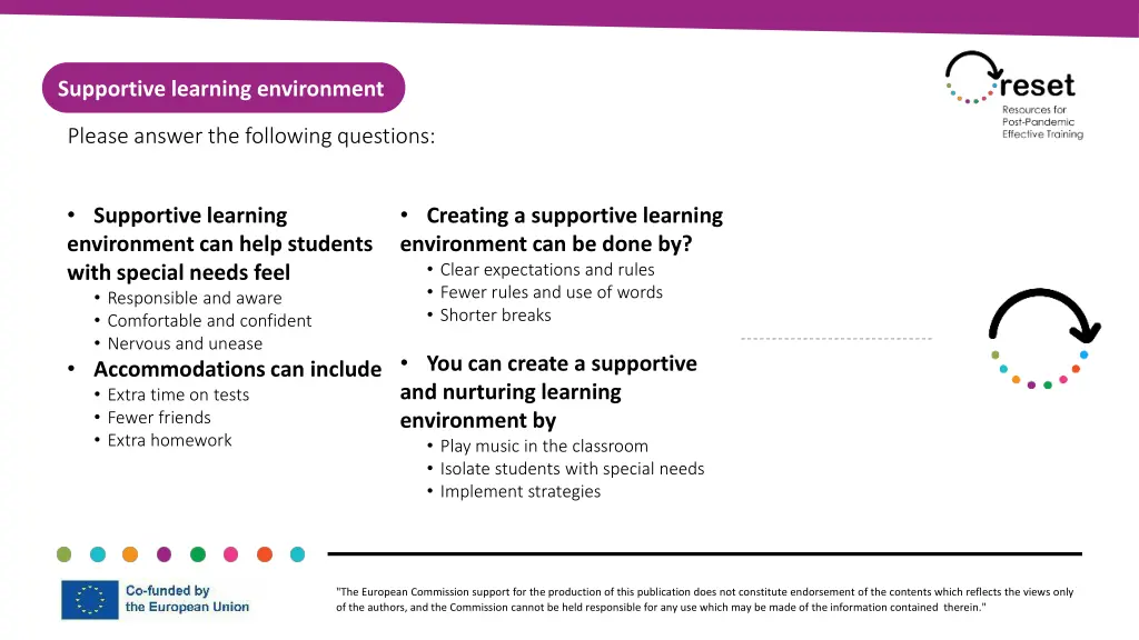 supportive learning environment 7