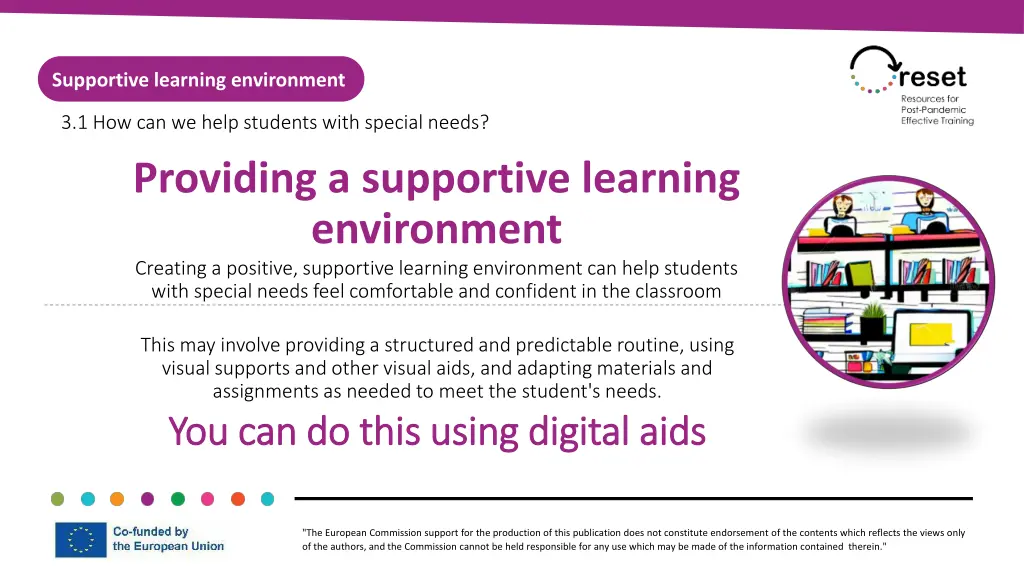 supportive learning environment