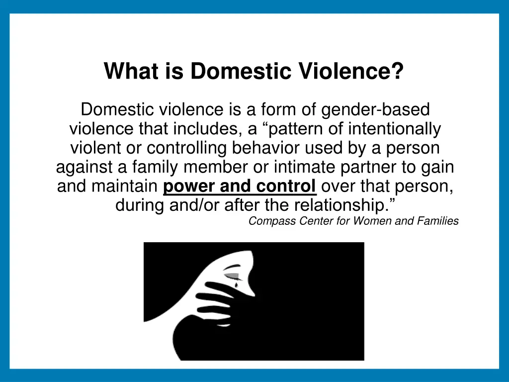 what is domestic violence