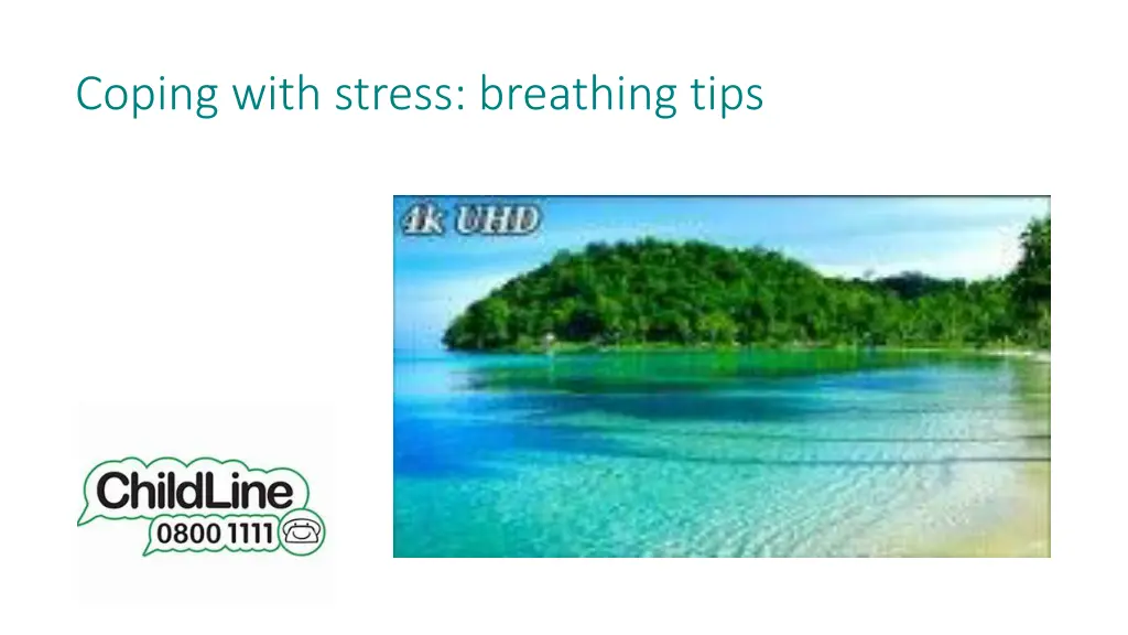 coping with stress breathing tips