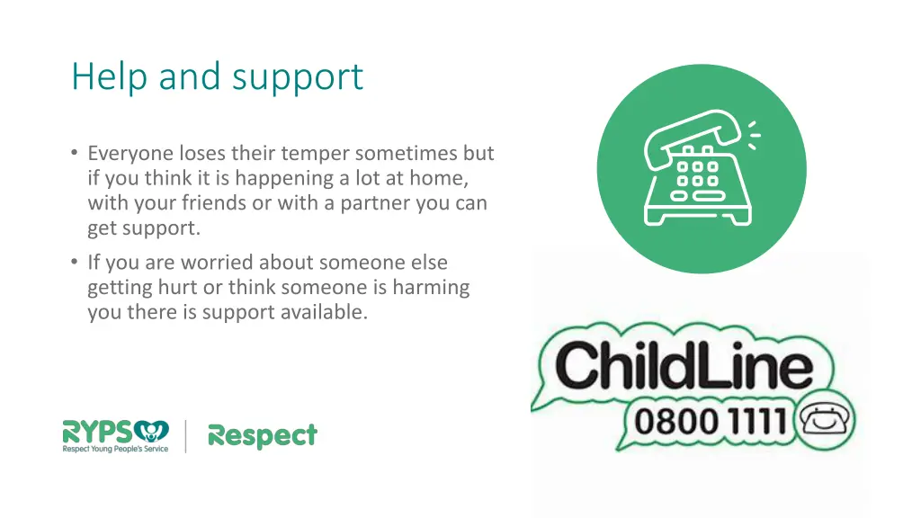 help and support 1