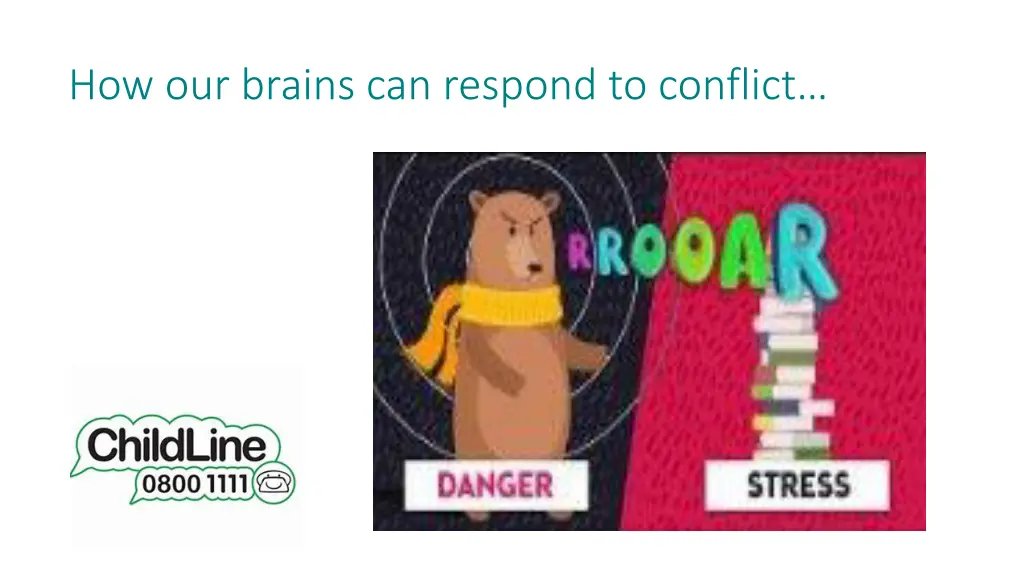how our brains can respond to conflict 1