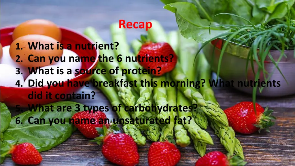 recap