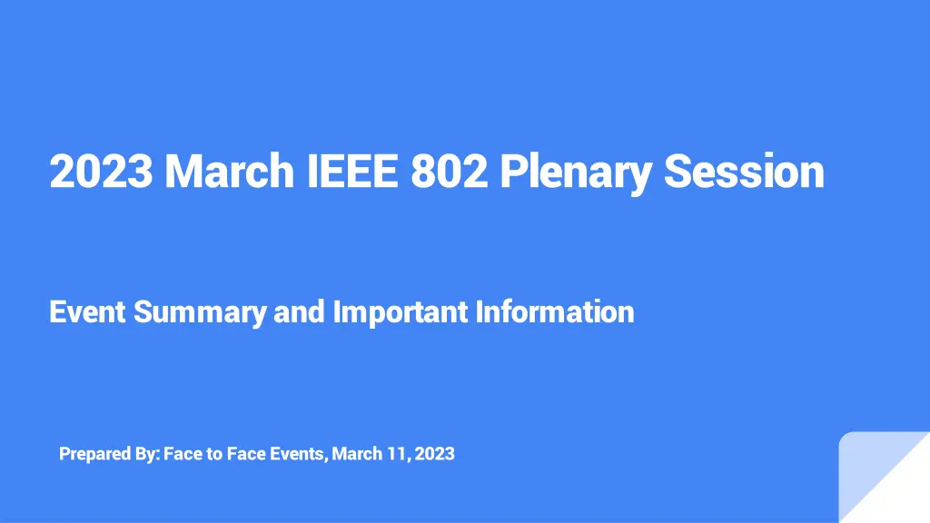 2023 march ieee 802 plenary session