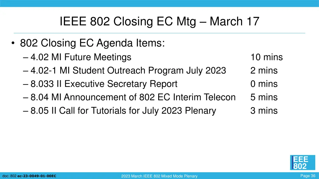 ieee 802 closing ec mtg march 17