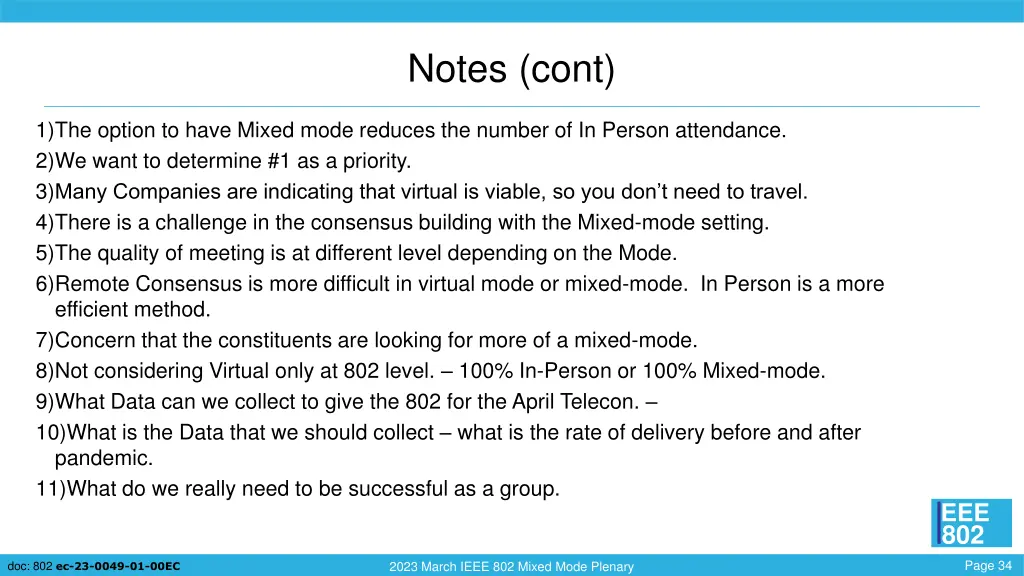 notes cont