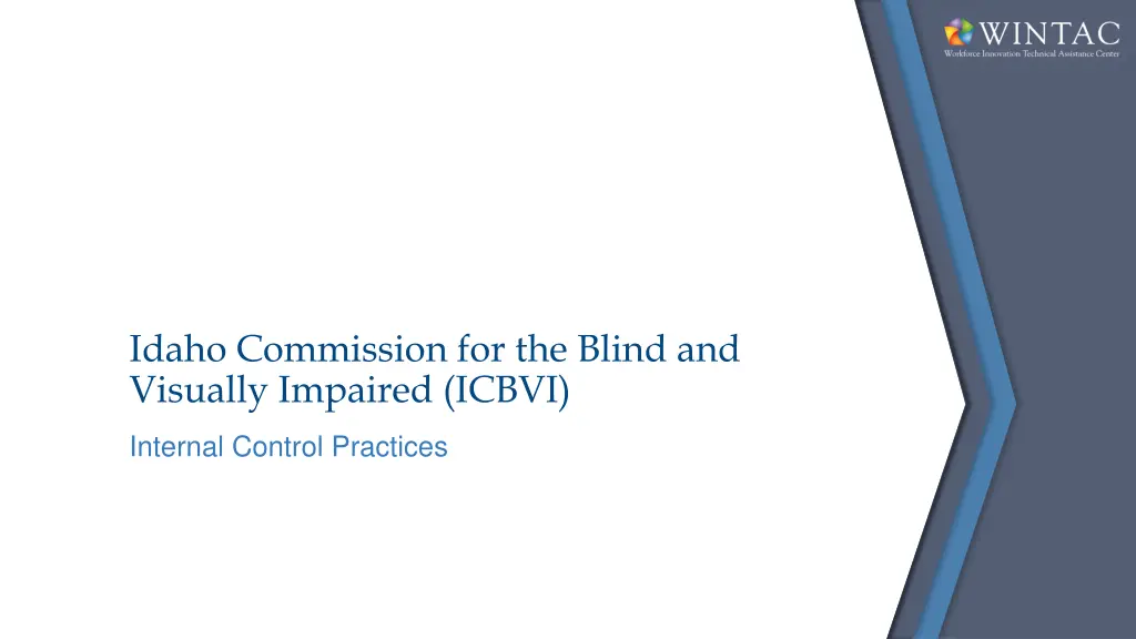 idaho commission for the blind and visually