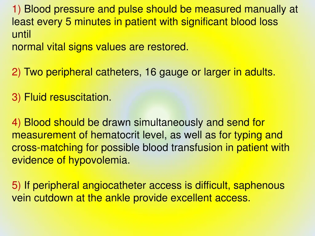 1 blood pressure and pulse should be measured