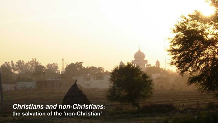 christians and non christians the salvation