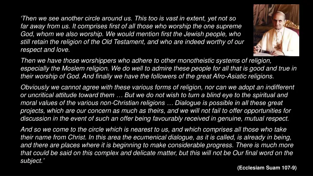 then we see another circle around us this