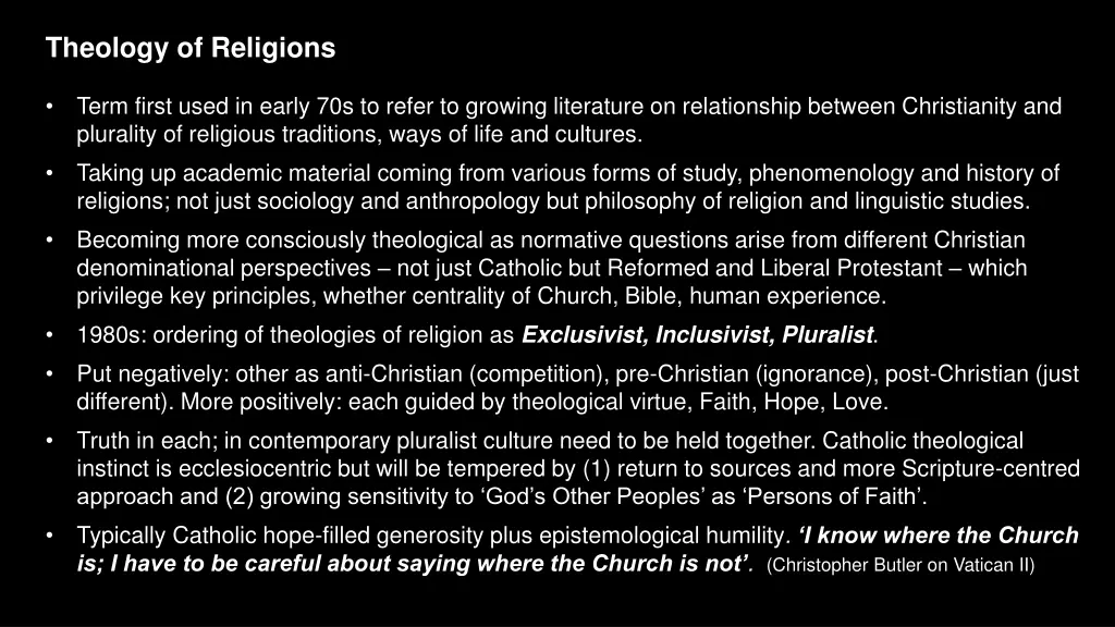 theology of religions