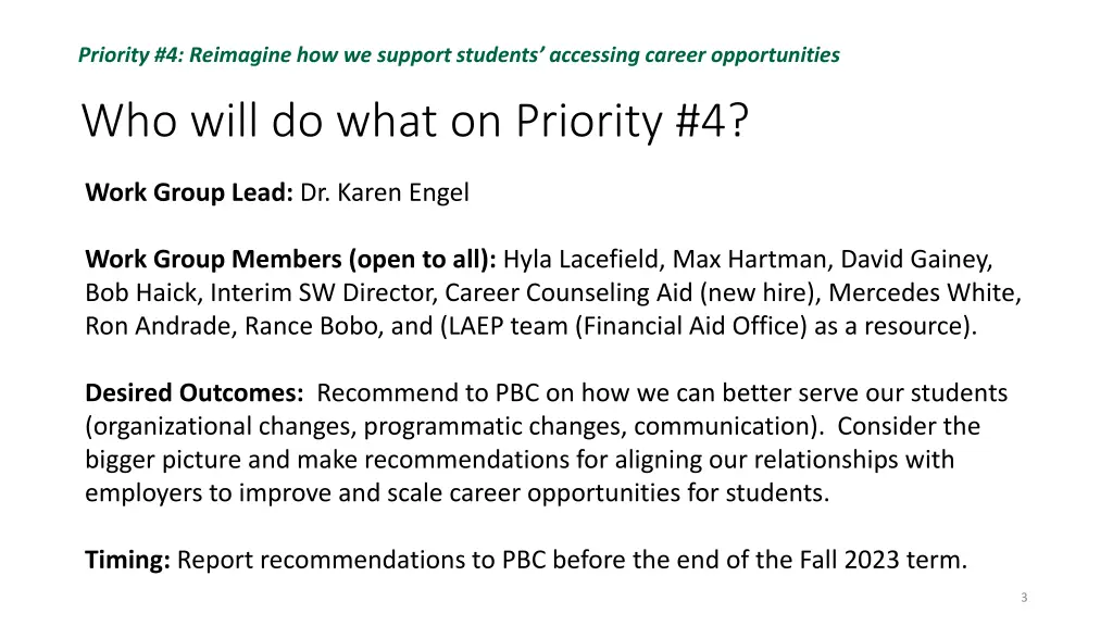 priority 4 reimagine how we support students