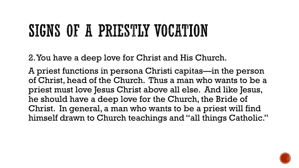 signs of a priestly vocation 1