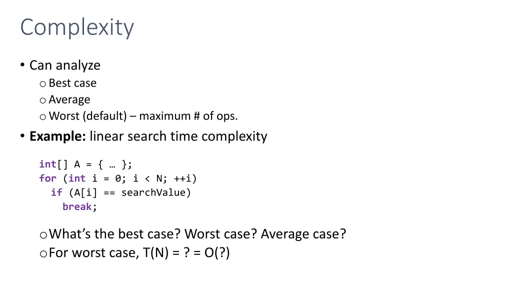 complexity 1