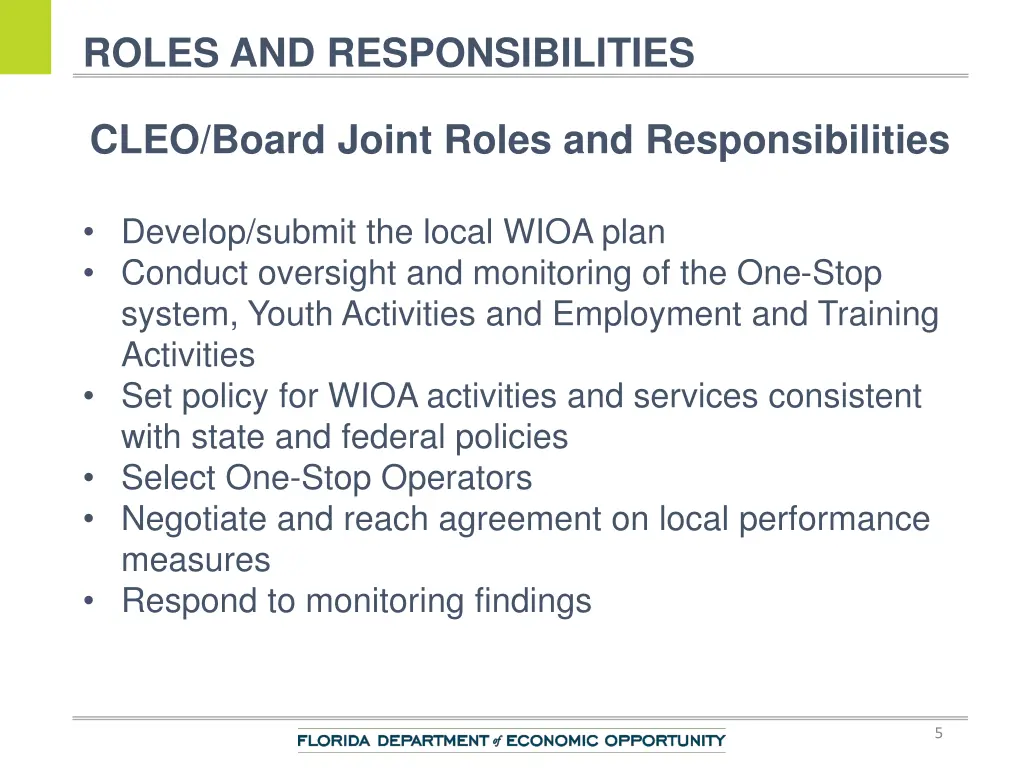 roles and responsibilities 1
