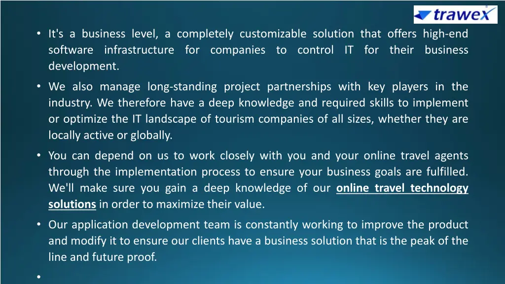 it s a business level a completely customizable