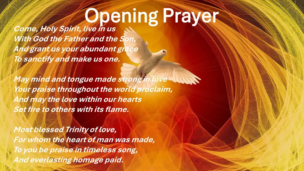 opening prayer opening prayer