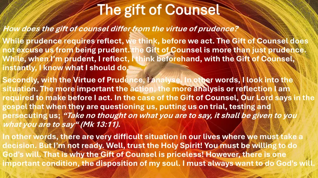 the gift of counsel the gift of counsel 1
