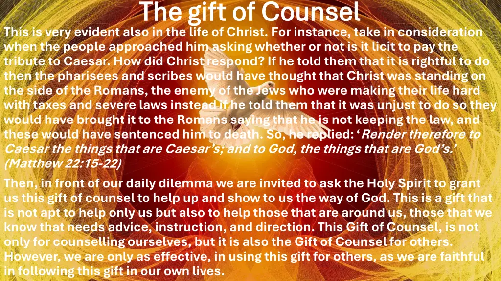 the gift of counsel the gift of counsel 10