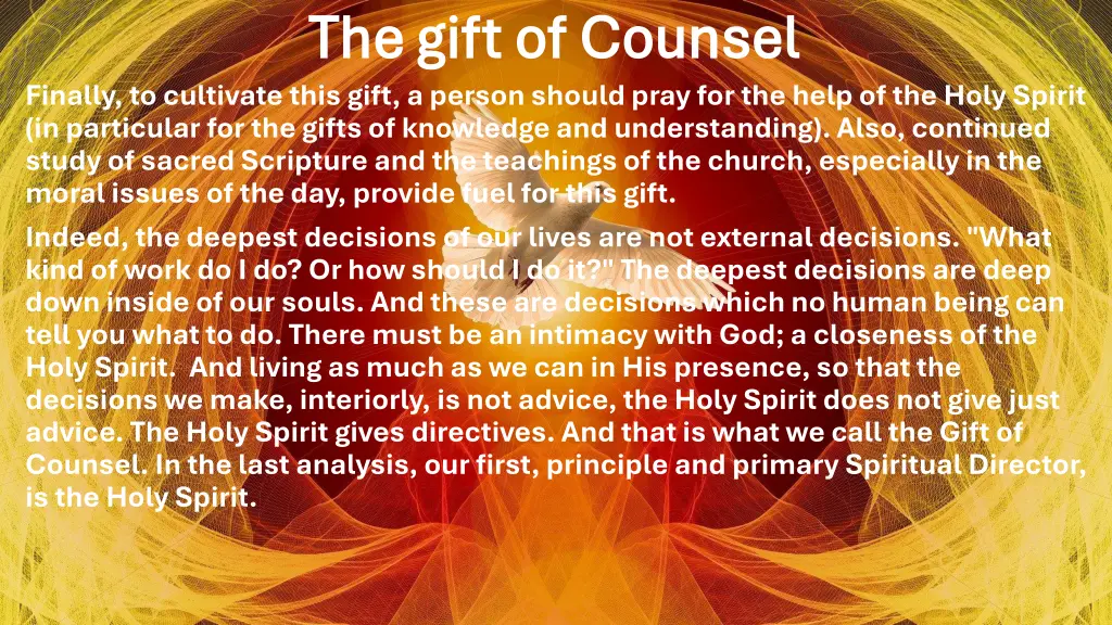 the gift of counsel the gift of counsel 16