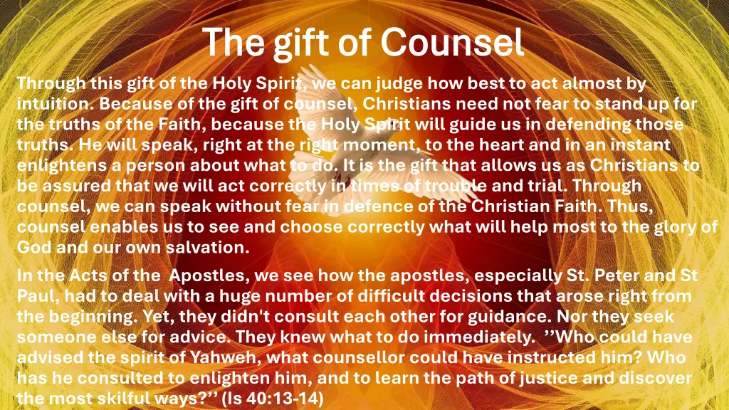 the gift of counsel the gift of counsel 3