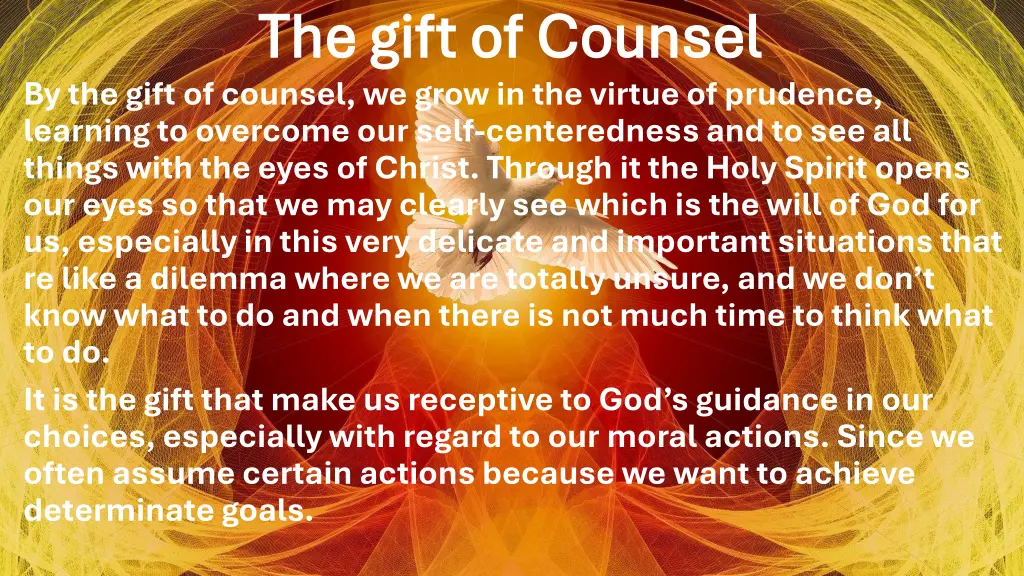 the gift of counsel the gift of counsel 6