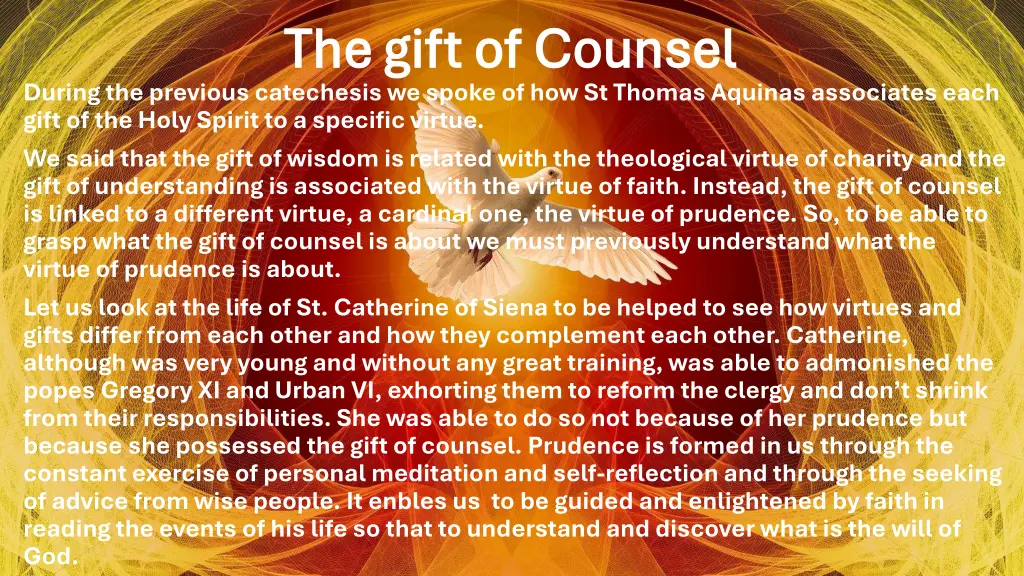 the gift of counsel the gift of counsel