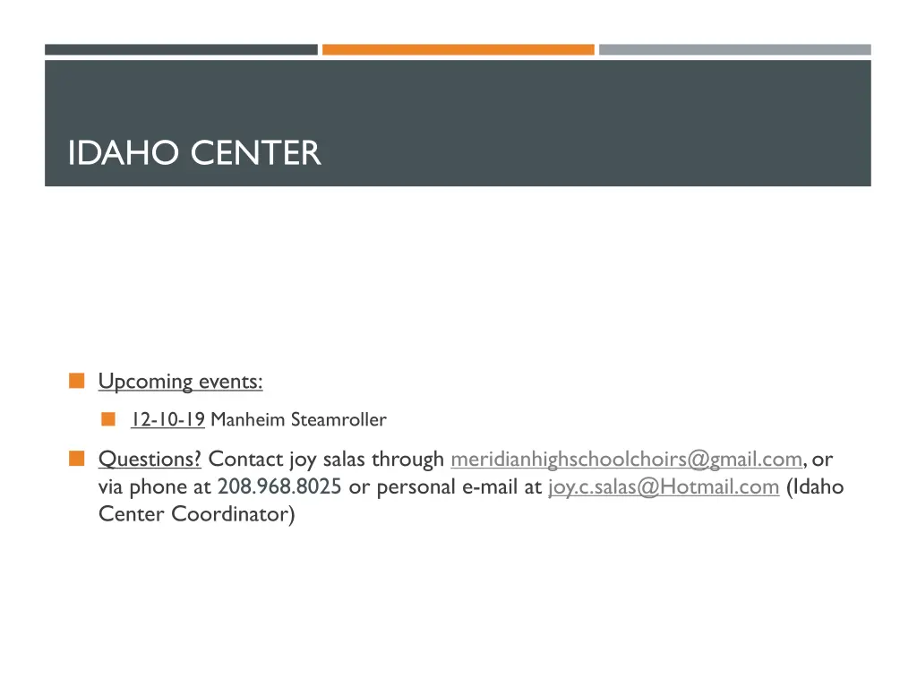 idaho center