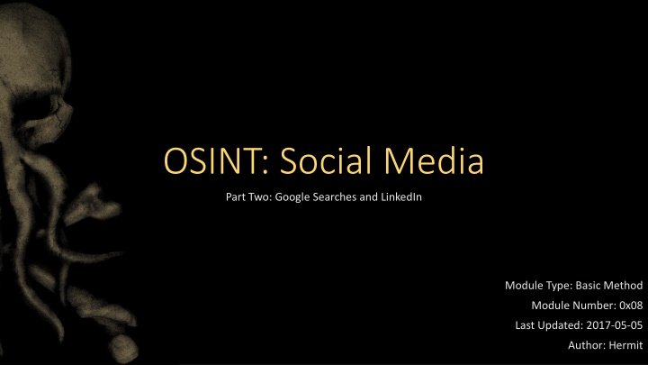 osint social media