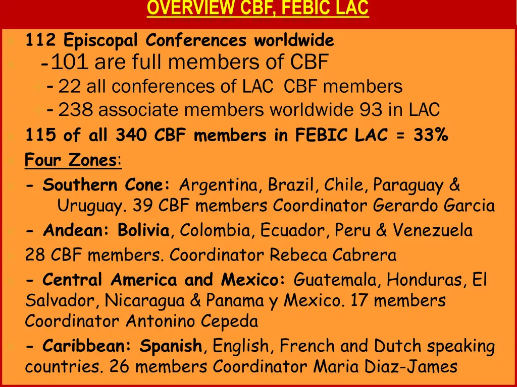overview cbf febic lac