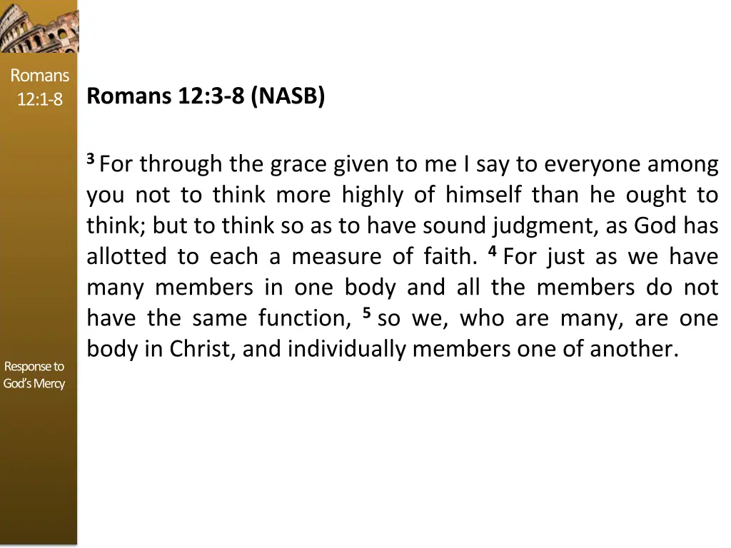 romans 12 1 8 3