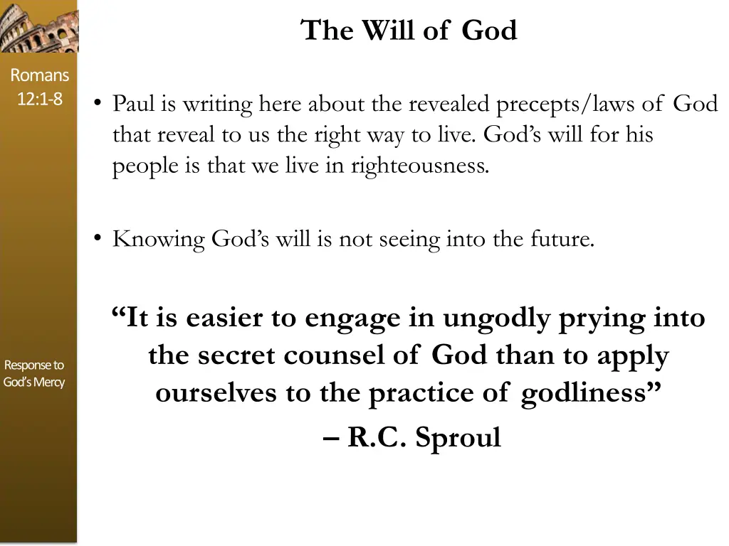 the will of god