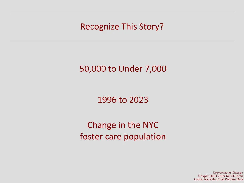recognize this story