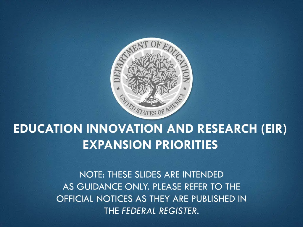 education innovation and research eir expansion 1